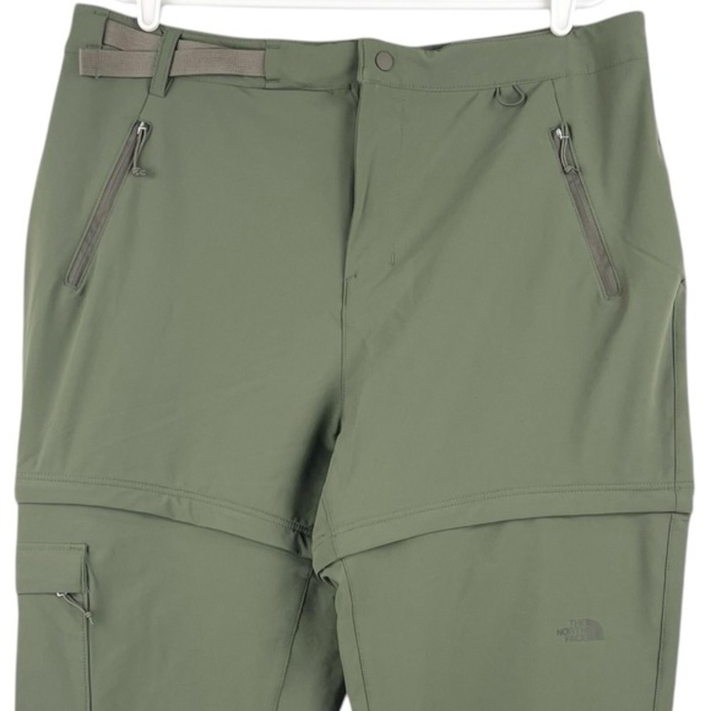 The North Face Women's Plus Bridgeway Zip-Of Taupe Green Pants Plus‎ Size 16 NWT - Picture 3 of 16
